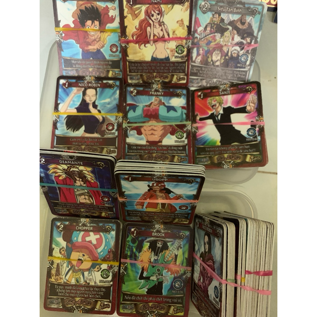 Thẻ Toonies One Piece Các Mùa..
