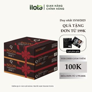 1 Thùng cà phê sữa hòa tan NGON Trần Quang 21 bịch x 24 gói hoặc 10 bịch x 60 gói
