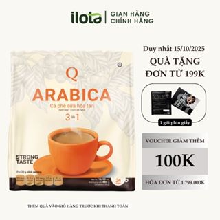 Cà phê ARABICA sữa hòa tan 3in1 Trần Quang uống liền 24 gói