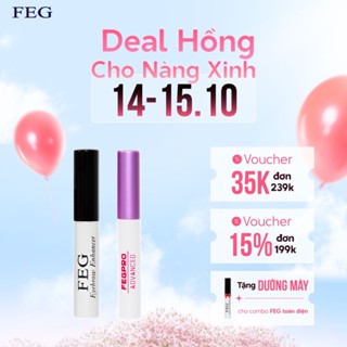 Combo Dưỡng Mi Đêm Và Dưỡng Mày FEG - 3ml/ lọ