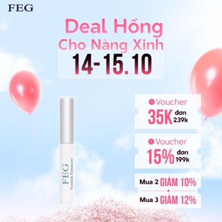 Dưỡng Mi Toàn Diện FEG Eyelash Enhancer Ban Ngày - Dưỡng Mi Dài, Cong Vút, Giảm Gãy Rụng (3ml)
