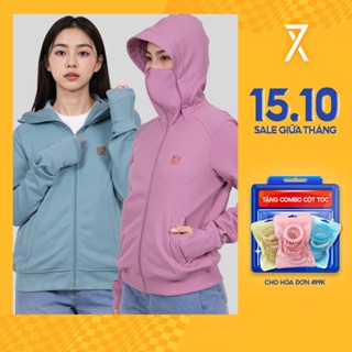Áo Khoác Ninja Chống Nắng Nữ Couple TX Thun ANTI UV Co Giãn Form Regular WOK 2071
