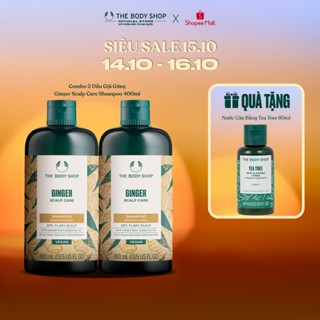 Combo 2 Dầu Gội Gừng Ginger Scalp Care Shampoo 400ml The Body Shop