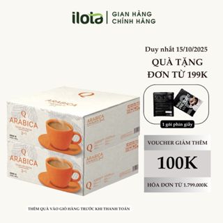 1 Thùng cà phê sữa hòa tan ARABICA Trần Quang uống liền 21 bịch x 24 gói hoặc 10 bịch x 60 gói