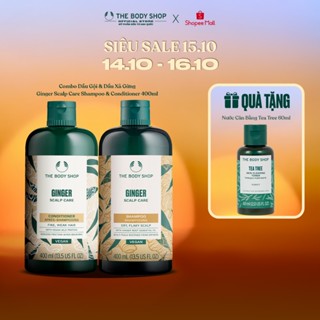 Combo Dầu Gội Và Dầu Xả Gừng Ginger Scalp Care Shampoo & Conditioner 400ml The Body Shop