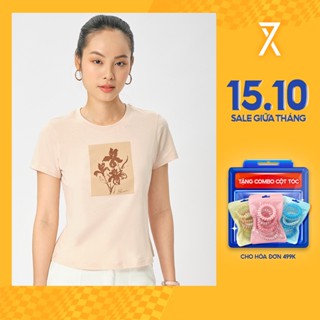 Áo Thun Nữ Couple TX Form Slim Fit In Chìm WTS 2356