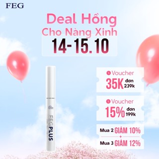Dưỡng Mi Tế Bào Gốc FEG Plus Stem Cells - Dài Mi Sau 14 Ngày, Không Chứa Prostaglandins Gây Thâm Mắt (5ml)