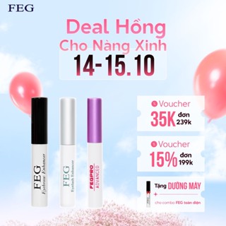Combo 3 Cây Dưỡng Mi Ngày, Đêm Và Dưỡng Lông Mày FEG - 3ml/ lọ