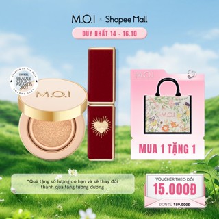 Bộ đôi phấn nước Premium Baby Skin và son thỏi cao cấp Queen Of Rose MOI phiên bản giới hạn