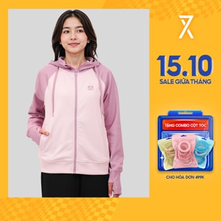 Áo Khoác Chống Nắng Nữ Couple TX Anti UV Raglan Color Form Relax WOK 2070