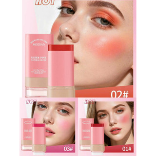  Phấn Má Hồng Trang Điểm 2 Đầu Dạng Thỏi Tiện Lợi Siêu Lì Lên Màu Cực Xinh 