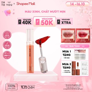 Son Bóng INTO YOU Dạng Lỏng Nhẹ Như Nước Có Độ Bóng Cao Mang Lại Hiệu Ứng Môi Căng Mọng R01 2.5g