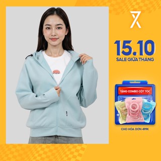 Áo Khoác Chống Nắng Nữ Couple TX Thun 2 Da Ver 2.0 Raglan Form Relax WOK 2066