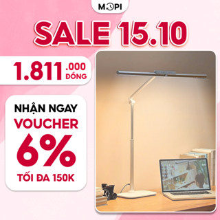 Đèn học để bàn chống cận bảo vệ mắt, đèn bàn làm việc Mopi Light chân đế/ kẹp bàn ánh sáng không nhấp nháy RA/CRI 95-97