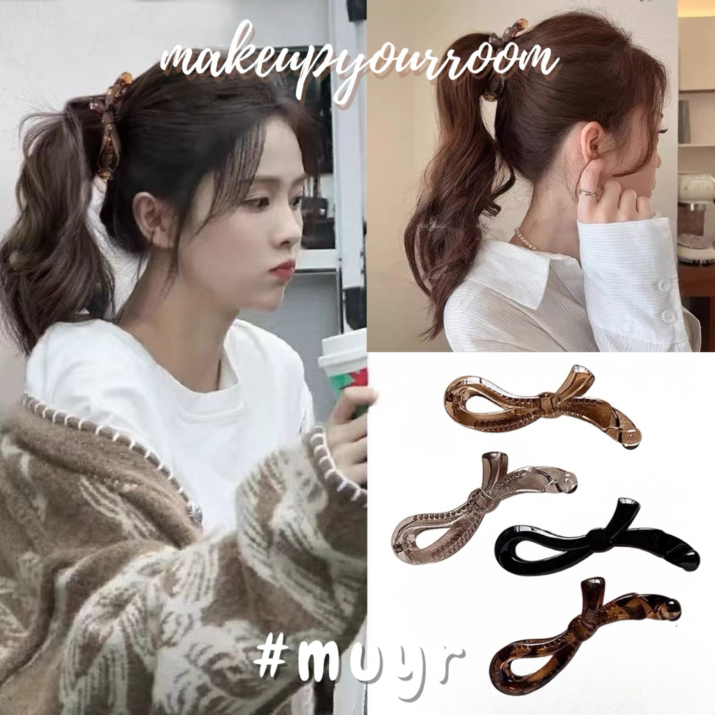 [Sẵn] Kẹp Tóc Chuối Hình Nơ Kẹp Tóc (8cm) Phù Hợp Tóc Mỏng - Kẹp Cố Định Tóc-KẸP TÓC TẾT