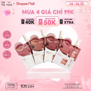 Son Bùn Chiết INTO YOU Chất Lì Mịn Độ Phủ Tốt Lấp Đầy Rãnh Môi Hợp Da Trắng Makeup Tự Nhiên Bagged 1g