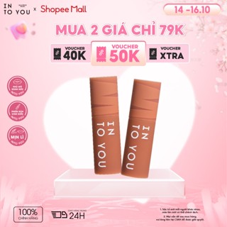 Son Mini Bùn INTO YOU Lì Nhẹ Bền Màu Mềm Mịn Làm Đầy Rãnh Môi Khử Thâm Đẹp Cho Nữ Sáng Da 1g