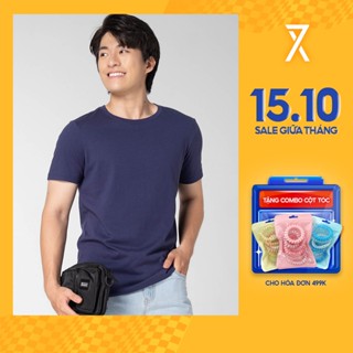 [Combo 2 Áo 238K] Áo Thun Nam Couple TX Slim Basic Cổ Tròn MTS 1325