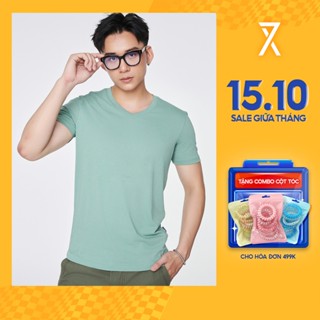 [Combo 2 Áo 238K] Áo Thun Nam Basic Couple TX Cổ Tim Slim Fit MTS 1326