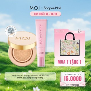 Bộ đôi MOI phấn nước che phủ tốt Premium Baby Cushion và Má hồng sữa ửng hồng tự nhiên Baby Cheek