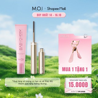 Bộ đôi Mascara cong & dài 12H và Má hồng sữa ửng hồng tự nhiên Baby Cheek Blush Ink by MOI