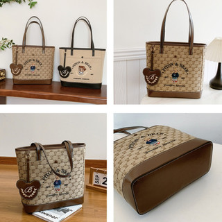 ( Chuẩn Hãng ) Túi Tote BeiBaoBao Vải Trơn Đa Nặng Tiện Lợi Đi Chơi , Đi Làm - 8398