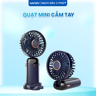 [QUÀ TẶNG MÀU NGẪU NHIÊN] Quạt mini cầm tay có dây đeo Quà tặng HANGY