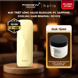 Máy Triệt Lông Halio SilkGlow IPL Sapphire Cooling Hair Removal - Triệt tại nhà - Bảo hành 12 tháng