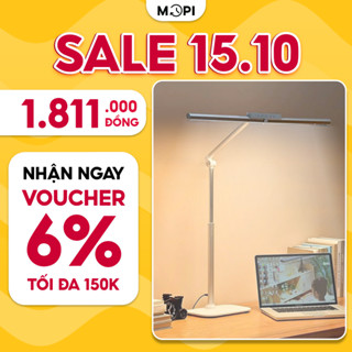 Đèn học để bàn chống cận bảo vệ mắt, đèn bàn làm việc Mopi Light chân đế/ kẹp bàn ánh sáng không nhấp nháy RA/CRI 95-97
