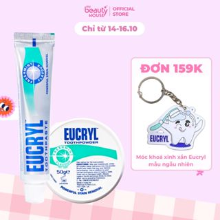 Combo kem đánh răng và bột làm trắng răng và loại bỏ mảng bám Eucryl