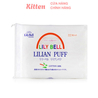 Bông tẩy trang Lily Bell LiLian Puff Cotton 222 miếng
