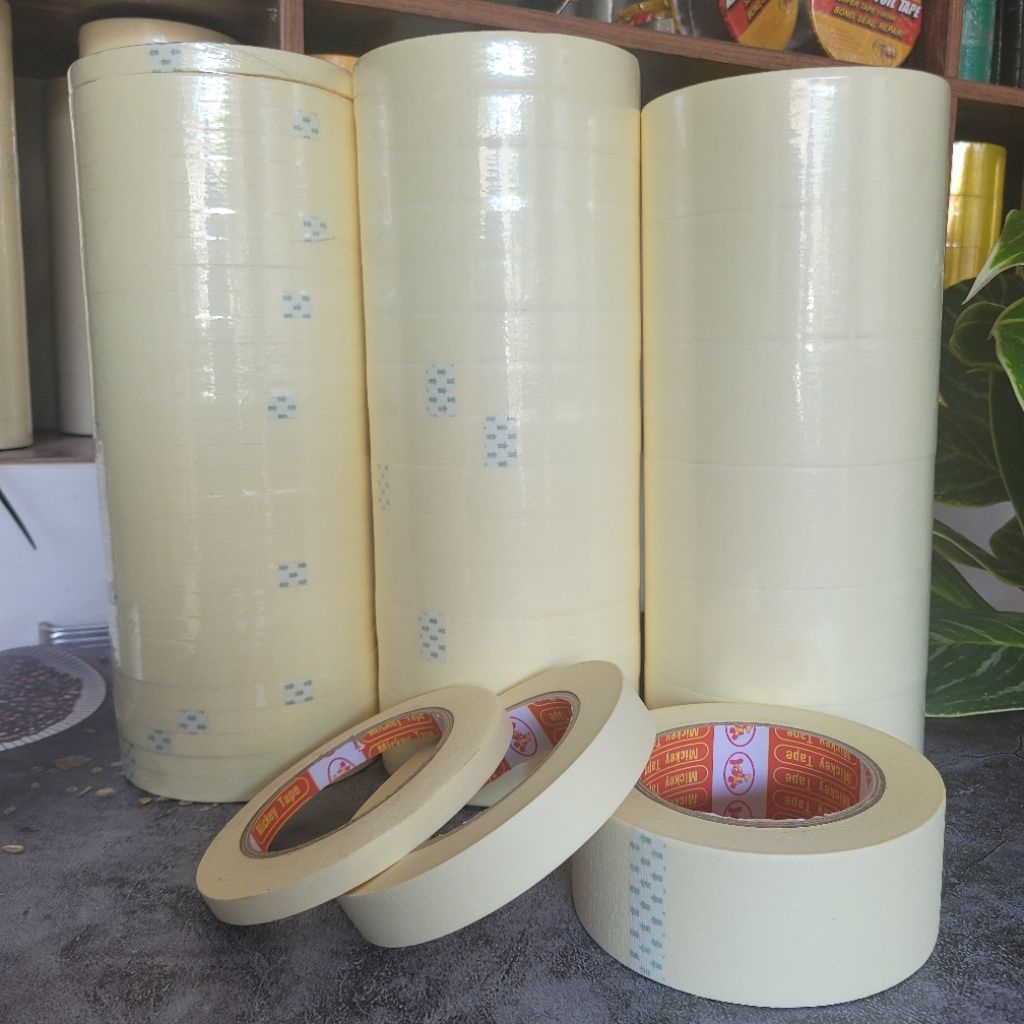 1 Cây Băng Dính Giấy Dài 50m – Che Sơn, Chặn Màu, Ghi Chú – Size Lớn Tiết Kiệm, Dễ Xé, Dễ Sử Dụng