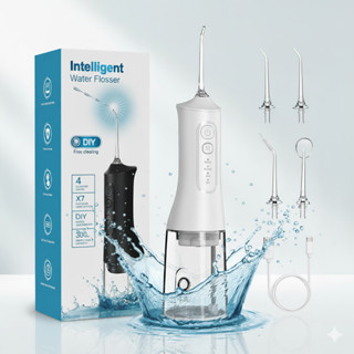 Máy Tăm Nước Nha Khoa FLOSSER Vệ Sinh Răng Miệng, Làm Sạch Sâu, Loại Bỏ Các Mảng Bám Kẽ Răng