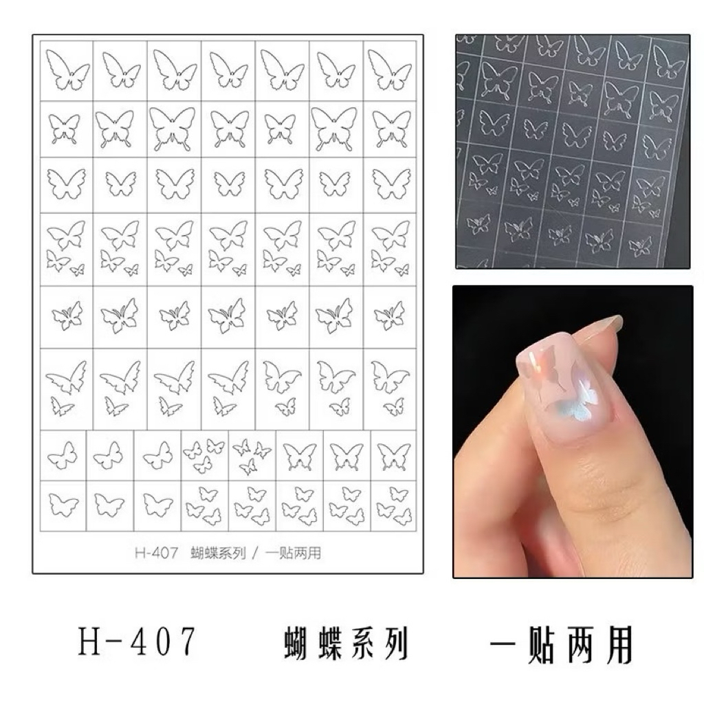 Stick dặm ombre trong suốt tấm to mã H