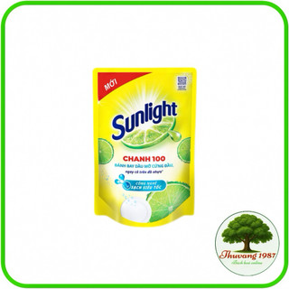 Nước rửa chén Sunlight chanh chai/túi 750g sạch dầu mỡ