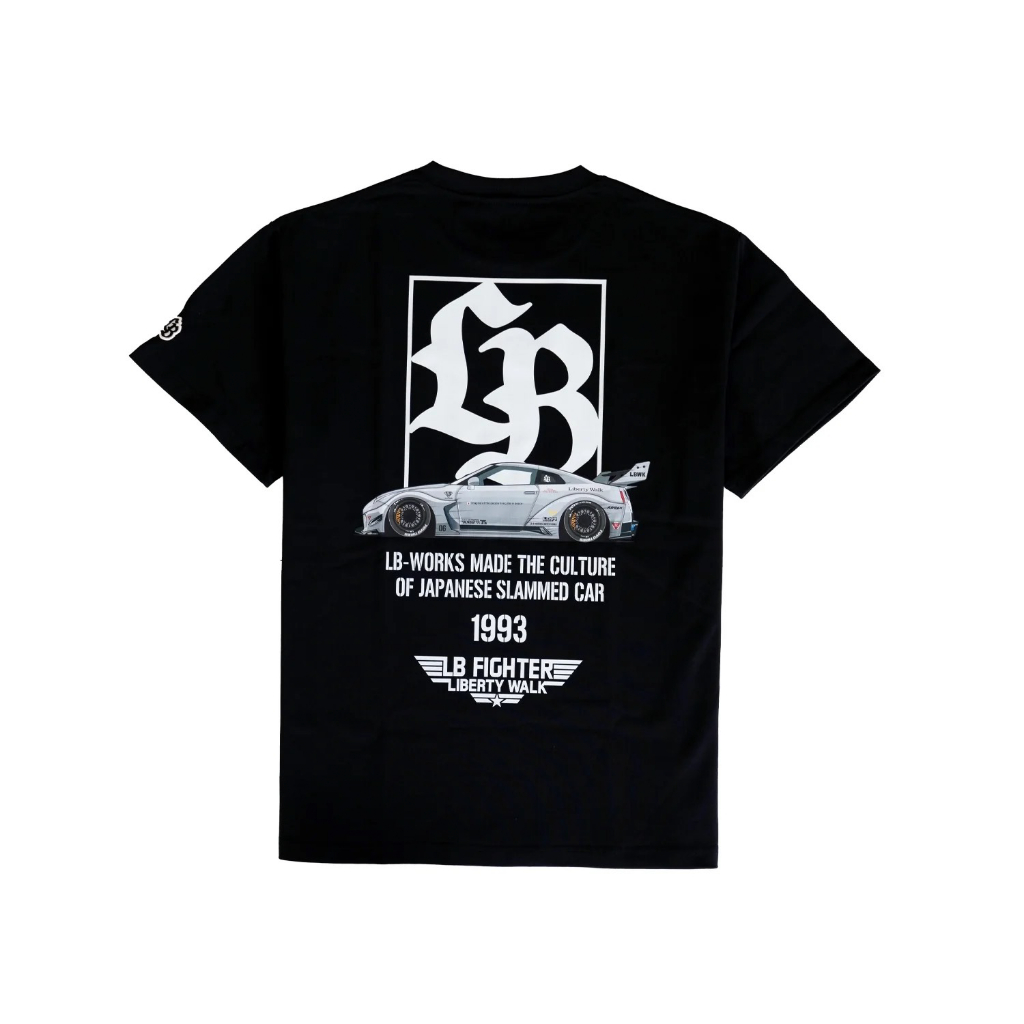 Liberty Walk Fighter Logo Black T-Shirt Chính Hãng