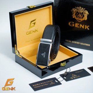 Thắt Lưng Dây Nịt Nam Da Luxury Thương Hiệu Genk- GDLux09 