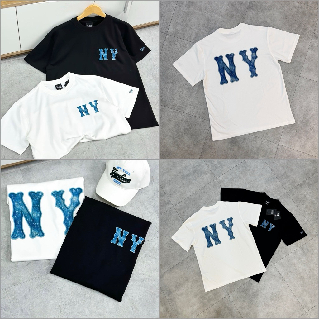 [CHÍNH HÃNG 💯] Áo Thun New Era x MLB CLASSIC JEANS MÀU TRẮNG *15488911 - Áo New Era MLB CHÍNH HÃNG F