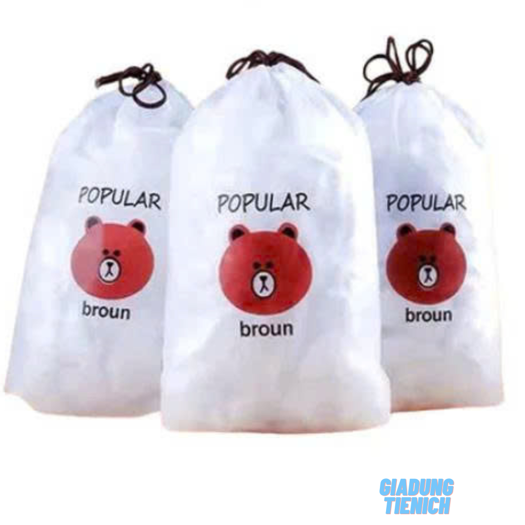 [ COMBO 10 Gói ] Màng bọc thực phẩm chất liệu PE co dãn có chun siêu dai tiện lợi bọc thức ăn SUKEM_