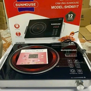 Bếp Hồng Ngoại Sunhouse 6017 Cảm Ứng Cao Cấp, Bếp Điện Hồng Ngoại