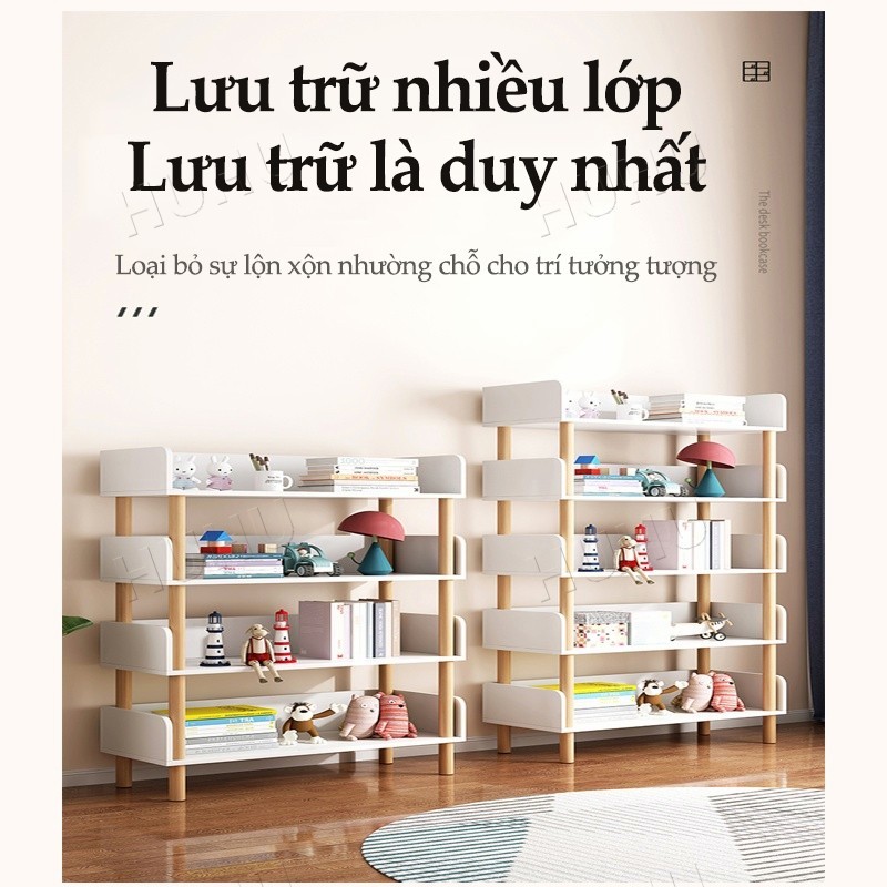 HUHU Kệ SáCh Gỗ 4 5 6 Tầng GiúP BạN CấT GọN Đồ ĐạC Kệ Sách Gỗ Nhiều Tầng | BigBuy360 - bigbuy360.vn