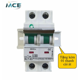 AptoMat 1 Chiều MCB 2P 32A 500v DC Sunlight