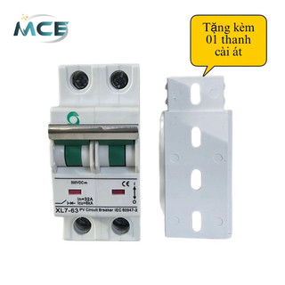 AptoMat 1 Chiều MCB 2P 32A 500v DC Sunlight