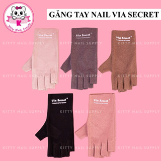 Găng tay chống tia UV làm nail bảo vệ da tay Via secret - Kitty Nails Supply
