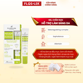 Gel Chấm Mụn Floslek Anti Acne 20ml – Hỗ Trợ Giảm Sưng Mụn, Mờ Thâm, Ngăn Ngừa Mụn Tái Phát