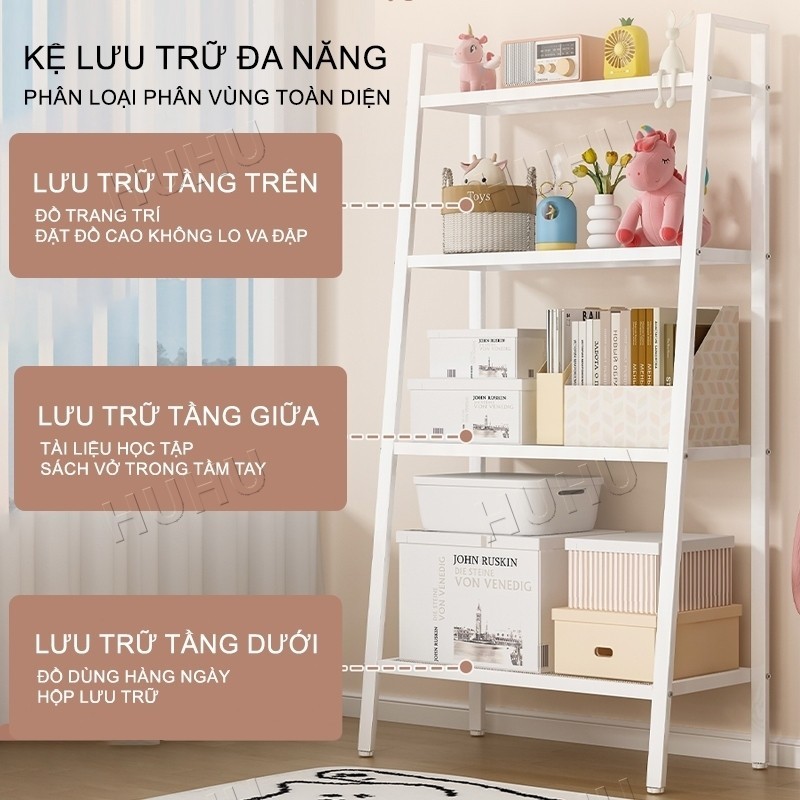Kệ Hình Thang Đa Năng Bằng Thép Trang Trí Phòng Khách Phòng Ngủ Trưng Bày Đồ Dùng Chắc Chắn Hiện Đại | BigBuy360 - bigbuy360.vn