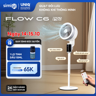 Quạt thông minh đối lưu không khí UNIQ Flow C6 quạt đứng diều khiển giọng nói từ xa tuần hoàn không khí tản gió điều hòa
