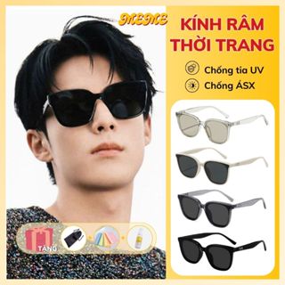 Kính mát nữ vuông tròn chống uv đi đường bụi chất liệu nhựa tr90 phong cách cá tính thời trang kính mắt M367