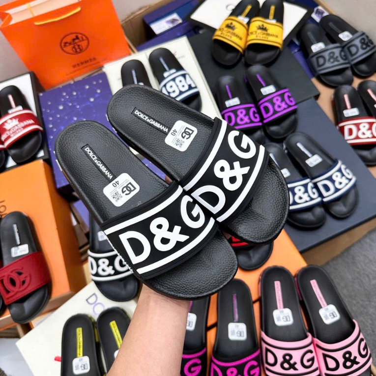 Dép Lê Nam D.G Thời Trang mẫu mới hot trend,quai mềm,đế êm , Dép nam mẫu mới hàng Cao Su dế dép có logo xịn xò 2025