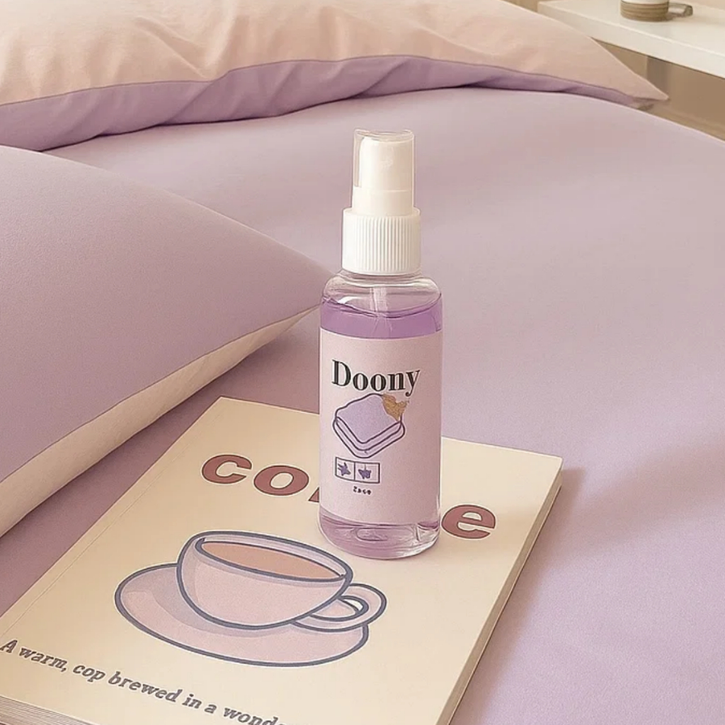Xịt Thơm 50ml Hương Doony Tím - Xịt Thơm Quần Áo và Vải Fabric Perfume Hương nước giặt, thơm quần áo